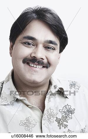 Stock Photograph - Portrait of a mature man smiling. Fotosearch
