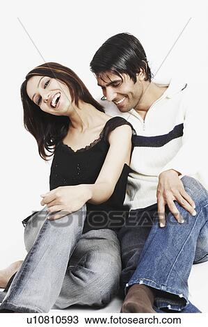 Portrait of a young couple View Large Photo Image Stock Image - Portrait of a young couple. Fotosearch