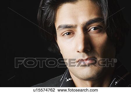 Stock Image - Portrait of a young man. Fotosearch