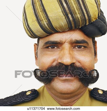Picture - Portrait of a security guard. Fotosearch