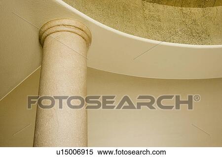 Stock Photography - Architectural Detail of Ornate Gold Walls and Columns. Fotosearch
