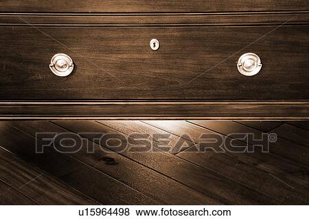 Contemporary Wood Paneled Dresser View Large Photo Image Stock Photo - Contemporary Wood Paneled Dresser. Fotosearch