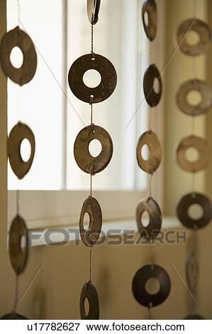 Stock Photo - Decorative Beaded Curtain. Fotosearch