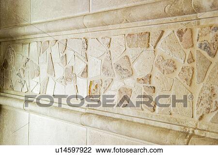 Stock Image - Detail of Bathroom Tile. Fotosearch