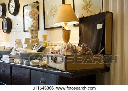 Stock Photograph - Eclectic store display. Fotosearch