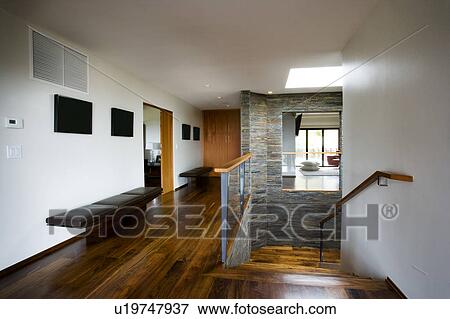 Stock Photo - Modern House with Hardwood Floors. Fotosearch