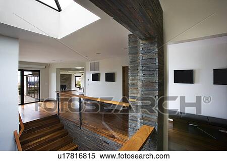 Stock Photography - Modern House with Hardwood Floors. Fotosearch