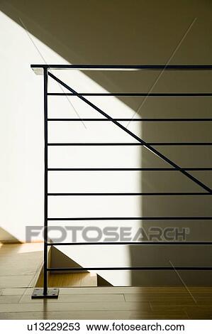 Modern Wrought Iron Banister And Railing Stock Image U13229253