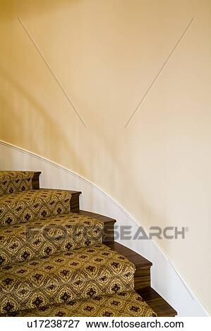 Traditional Curved Stairwell View Large Photo Image Stock Photo - Traditional Curved Stairwell. Fotosearch