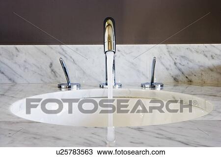 Bathroom Sink and Faucet View Large Photo Image Stock Image - Bathroom Sink and Faucet. Fotosearch