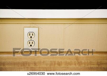 Electrical Outlet on Wall View Large Photo Image Stock Image - Electrical Outlet on Wall. Fotosearch