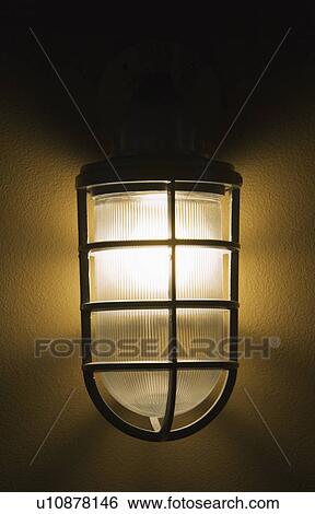 Industiral Wall Light View Large Photo Image Stock Photograph - Industiral Wall Light. Fotosearch