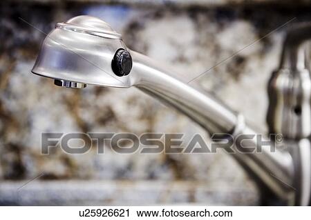 Kitchen Sink Faucet View Large Photo Image Stock Image - Kitchen Sink Faucet. Fotosearch