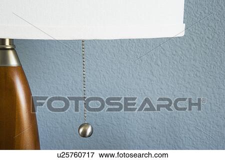 Table lamp with pull chain View Large Photo Image Stock Photo - Table lamp with pull chain. Fotosearch