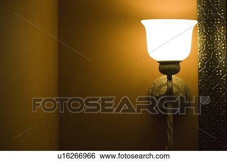 Wall Sconce on Brown Wall View Large Photo Image Stock Photograph - Wall Sconce on Brown Wall. Fotosearch