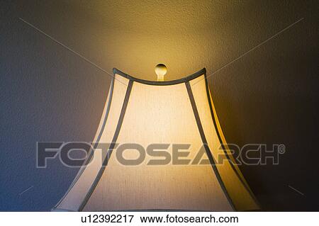 Stock Photo - Warm Light and Lamp Shade. Fotosearch