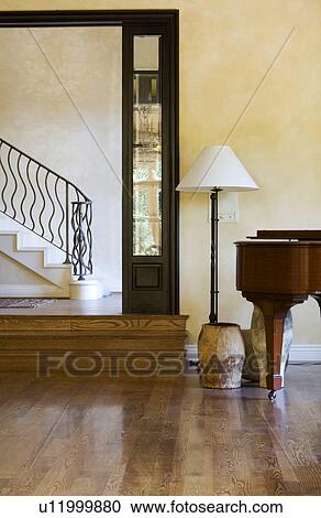 Living Room with Grand Piano View Large Photo Image Stock Image - Living Room with Grand Piano. Fotosearch