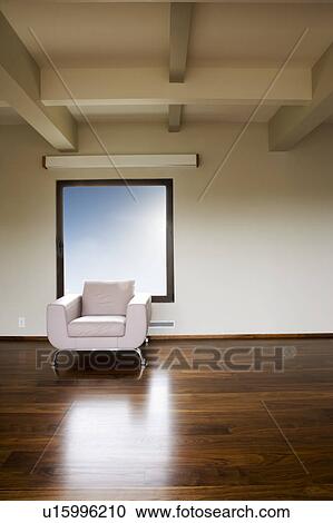 Modern Leather Archair Under Window View Large Photo Image Stock Image - Modern Leather Archair Under Window. Fotosearch