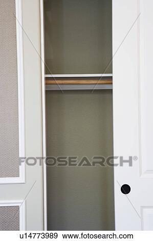 Stock Photo - View into Empty Closet. Fotosearch