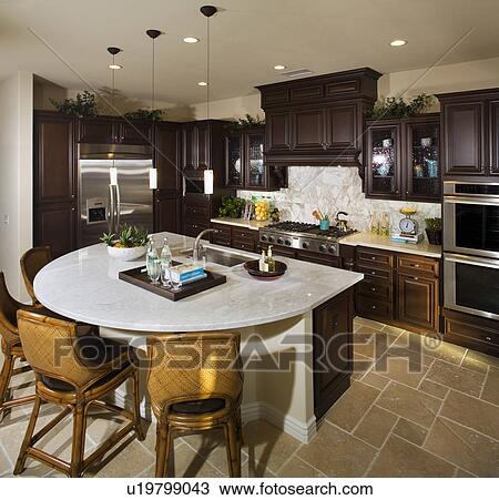 Interior of a contemporary kitchen View Large Photo Image Stock Image - Interior of a contemporary kitchen. Fotosearch