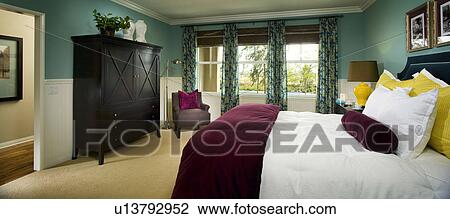 Interior of contemporary bedroom View Large Photo Image Stock Image - Interior of contemporary bedroom. Fotosearch