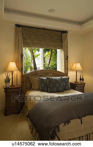 Interior of traditional guest bedroom View Large Photo Image Stock Image - Interior of traditional guest bedroom. Fotosearch