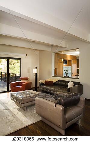Large White Minimalist Modern Living Room View Large Photo Image Stock Photograph - Large White Minimalist Modern Living Room. Fotosearch