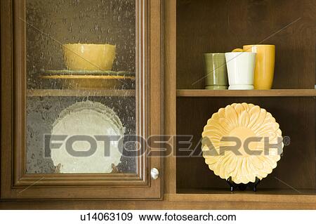 China in Glass Front Cabinet View Large Photo Image Stock Photo - China in Glass Front Cabinet. Fotosearch