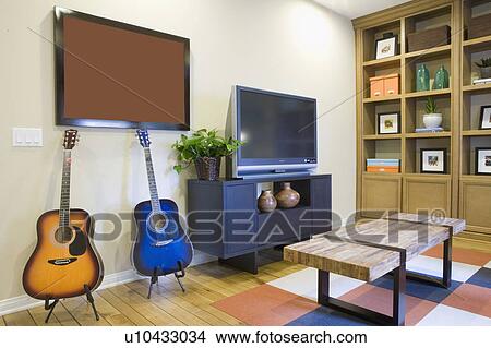 Picture - Interior of entertainment room. Fotosearch