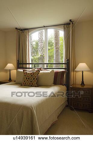Interior of traditional guest bedroom View Large Photo Image Stock Image - Interior of traditional guest bedroom. Fotosearch