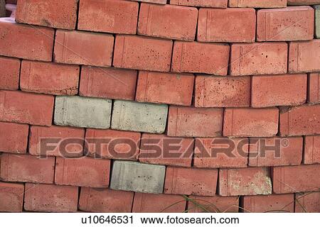Brick work at a Polish gas station View Large Photo Image Stock Image - Brick work at a Polish gas station. Fotosearch