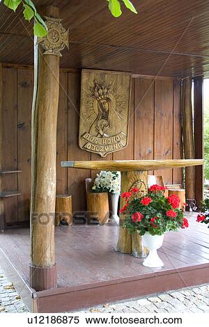Shrine to the Virgin Mary at The Wooden Church View Large Photo Image Stock Photography - Shrine to the Virgin Mary at The Wooden Church. Fotosearch