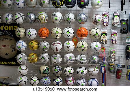 Soccer balls at a sports store. Rawa Mazowiecka Central Poland View Large Photo Image Stock Image - Soccer balls at a sports store. Rawa Mazowiecka Central Poland. Fotosearch