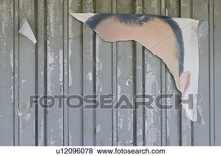 Stock Photo - advertisements, abrasions. Fotosearch