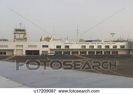 Stock Photo - Airport, Cloud, Building Structure, Building Exterior, Airplane. Fotosearch