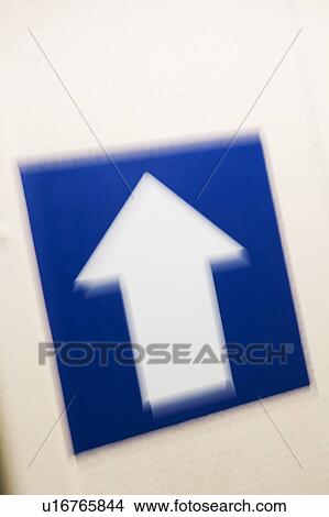 Picture - Alert, Blurred, Blue, Arrow, Affixed. Fotosearch