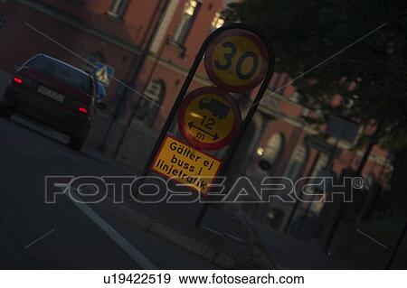 Alert, Caution, Car, Building, Advice View Large Photo Image Stock Photo - Alert, Caution, Car, Building, Advice. Fotosearch