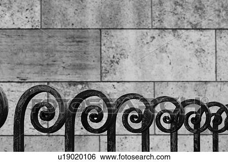 Stock Photograph - appearance, artistic, outdoor, rods, decorative, arrangement. Fotosearch