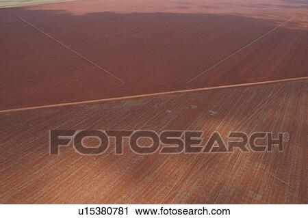 Stock Image - arid, barren, aerial view. Fotosearch