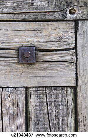 Stock Photo - Arrangement, Close-Up, Bolt, Board, Appearance. Fotosearch