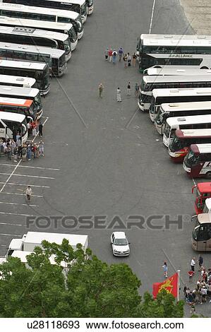 Stock Image - Array, Bus, Automobile, Auto, Arrangement. Fotosearch