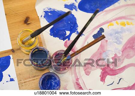 Picture - Assortment, Colorful, Bottle, Blue, Assembled. Fotosearch