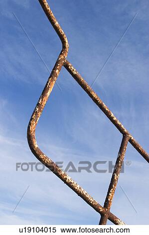 Stock Photography - Attritions, Corroded, Close-Up, Blue Sky, Abrasions. Fotosearch