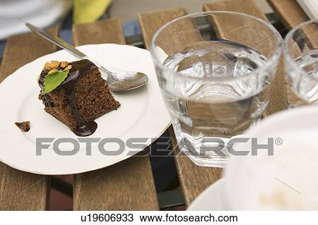 Baked, Brown, Cake, Cream, Glass View Large Photo Image Stock Image - Baked, Brown, Cake, Cream, Glass. Fotosearch