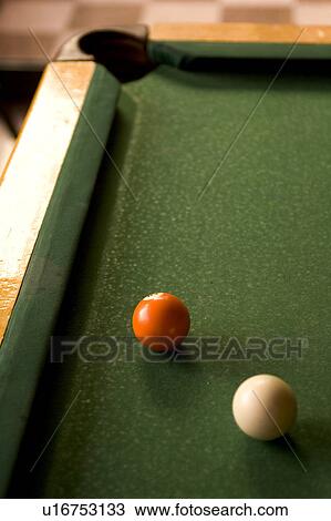 Stock Image - Ball, Billiards, Close-Up, Game, Green. Fotosearch
