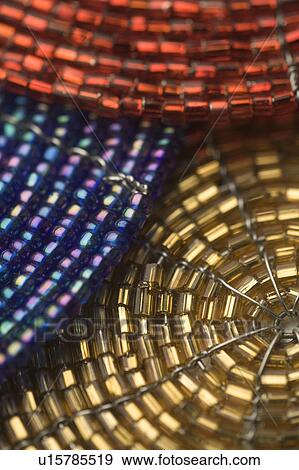 Stock Photo - Bead, Close-Up, Concentric, Craft, Group Of Objects. Fotosearch