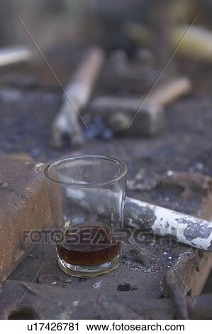 Stock Image - Beverage, Day, Close-Up, Brick, Alcohol. Fotosearch