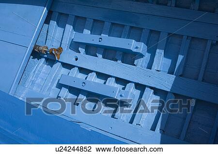 Stock Image - Blue, Boat, Close-Up, Day, Extreme Close-Up. Fotosearch