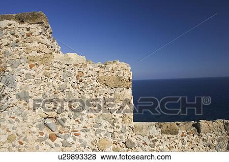 Blue, Broken, Brown, Clear Sky, Cliff View Large Photo Image Stock Photo - Blue, Broken, Brown, Clear Sky, Cliff. Fotosearch