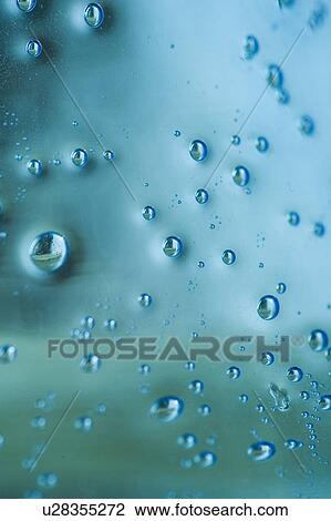 Stock Image - Blue, Bubble, Close-Up, Droplet, Flat. Fotosearch